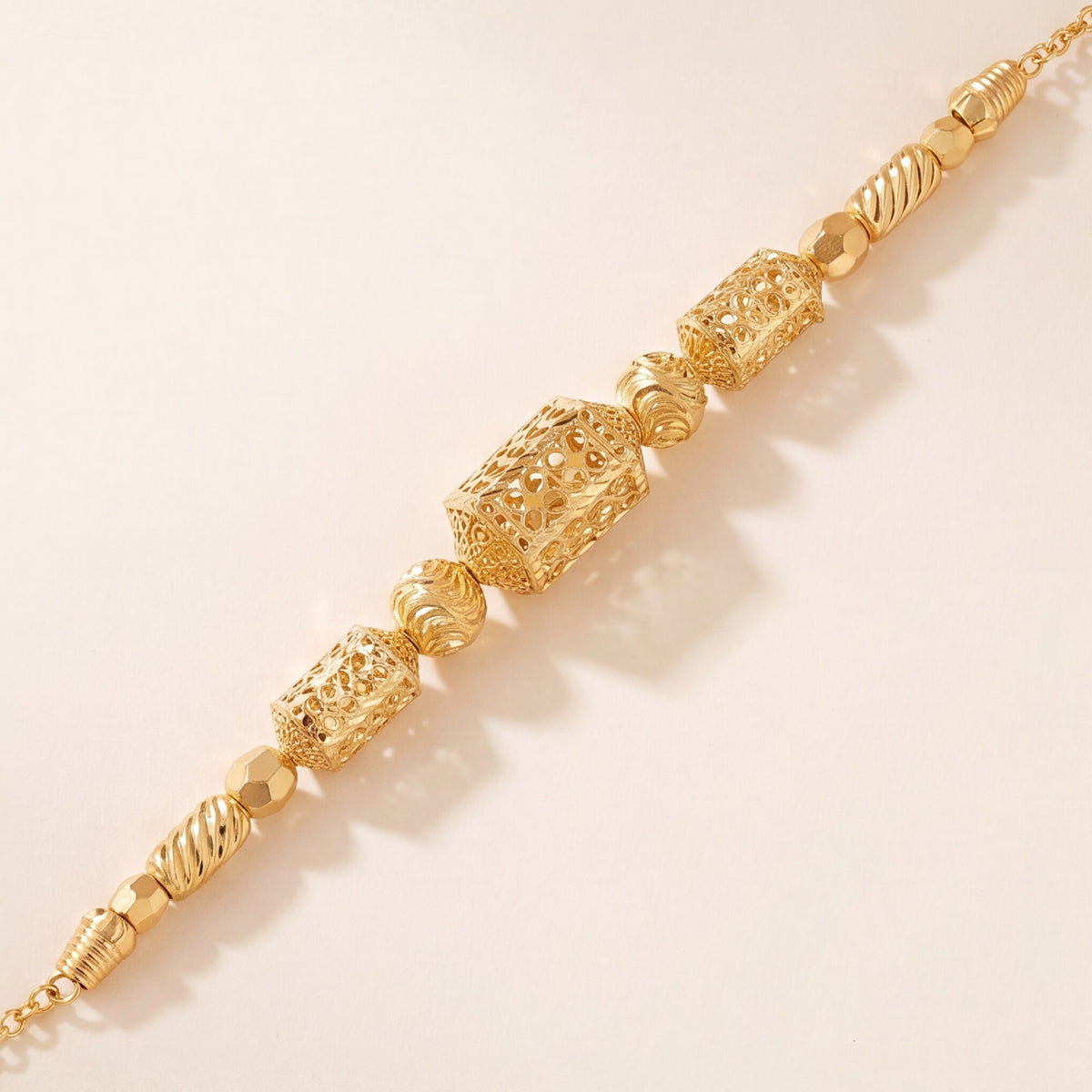 RP Beads & Ball Bracelet (D122) design detail