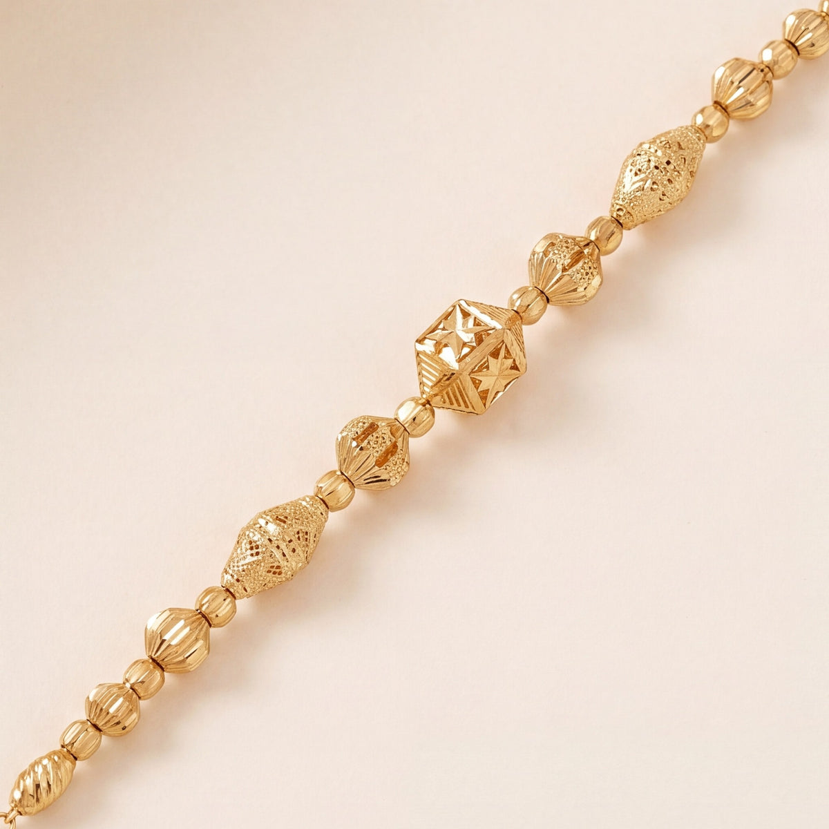 RP Beads & Ball Bracelet (D125) design detail