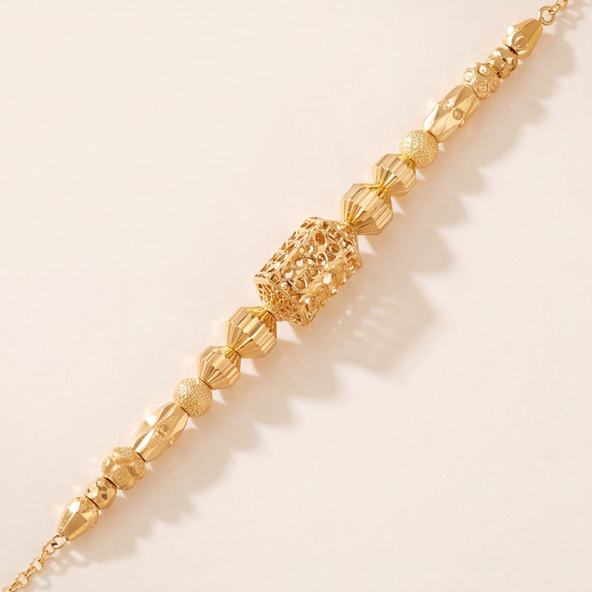 RP Beads & Ball Bracelet (D128) design detail