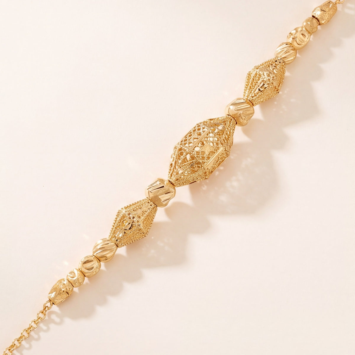 RP Beads & Ball Bracelet (D130) design detail