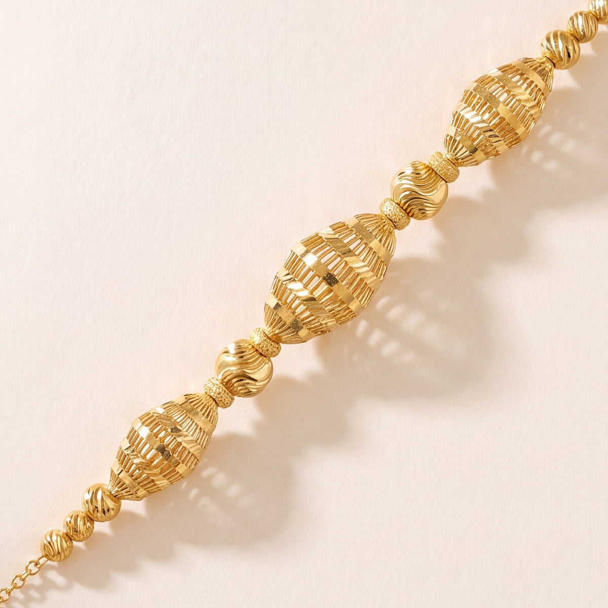 RP Beads & Ball Bracelet (D37) design detail