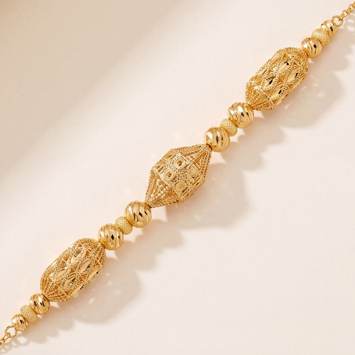 RP Beads & Ball Bracelet (D57) design detail