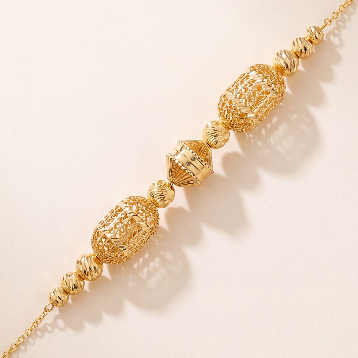 RP Beads & Ball Bracelet (D63) design detail