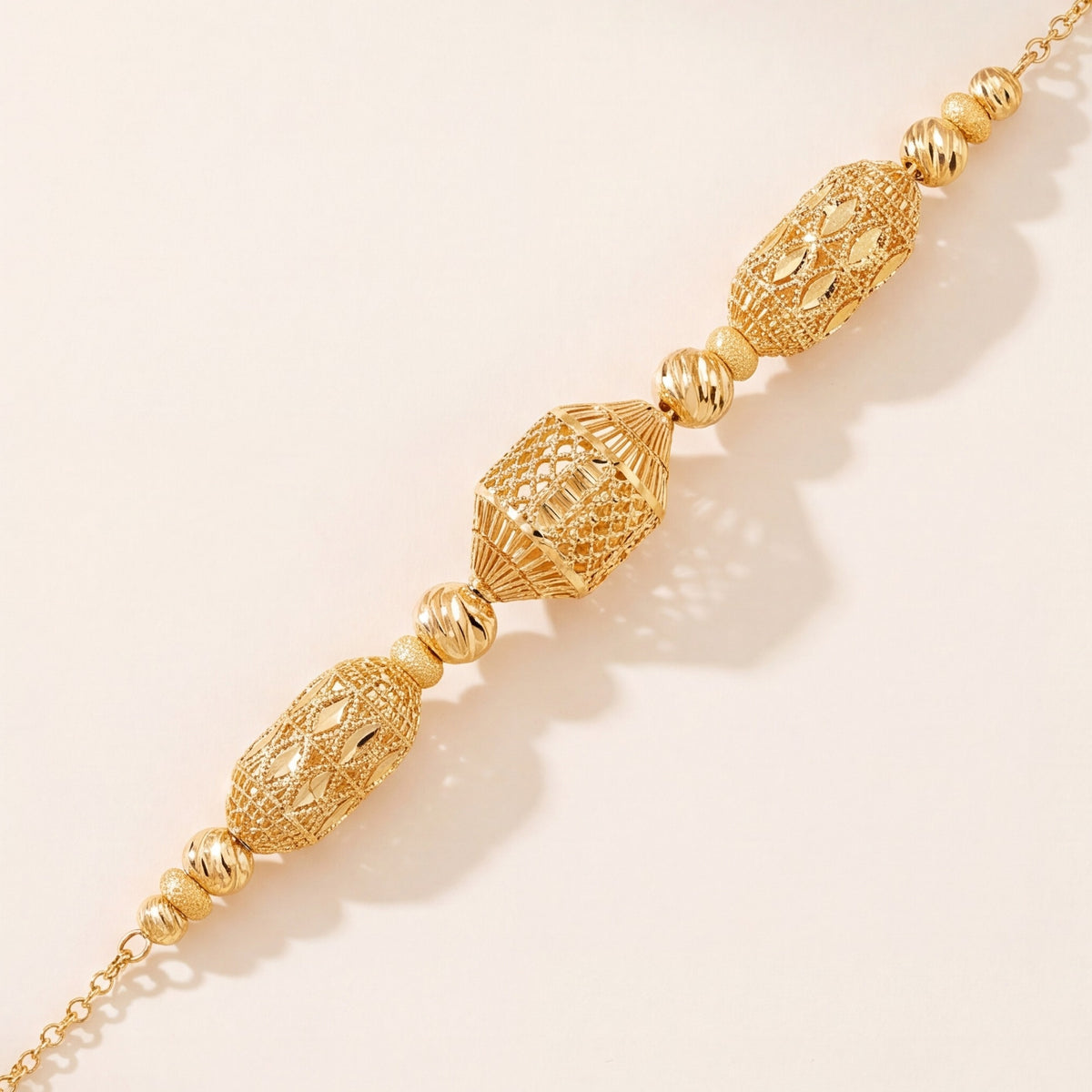 RP Beads & Ball Bracelet (D64) design detail