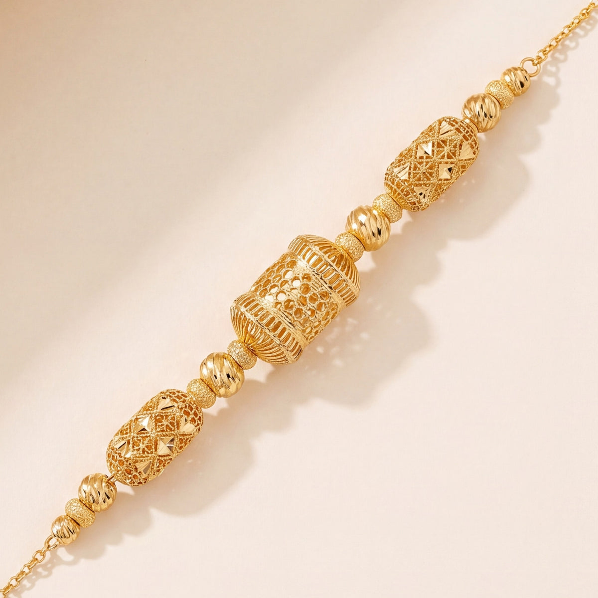 RP Beads & Ball Bracelet (D65) design detail