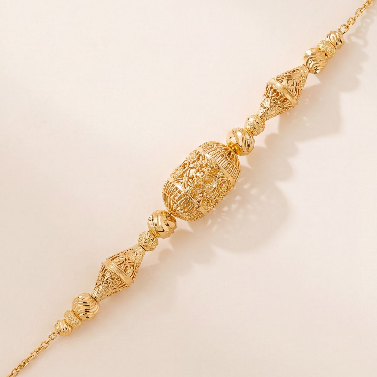 RP Beads & Ball Bracelet (D69) design detail