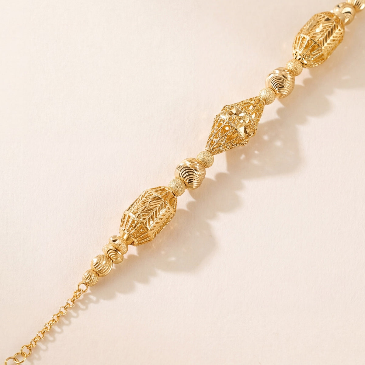 RP Beads & Ball Bracelet (D73) design detail