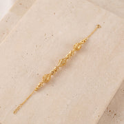 RP Beads & Ball Bracelet (D75) on travertine