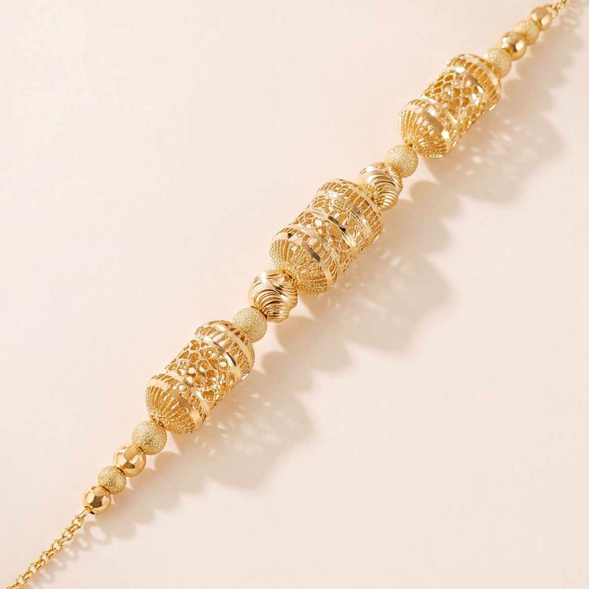 RP Beads & Ball Bracelet (D77) design detail