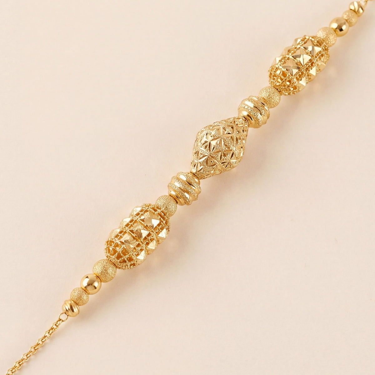 RP Beads & Ball Bracelet (D78) design detail
