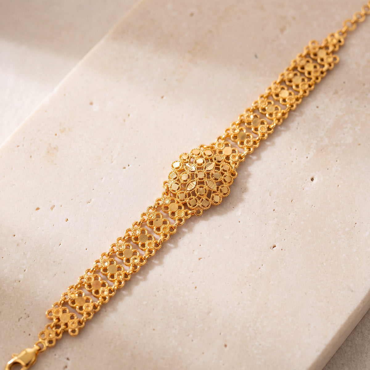 RP & Casting Bracelet (D4) on travertine