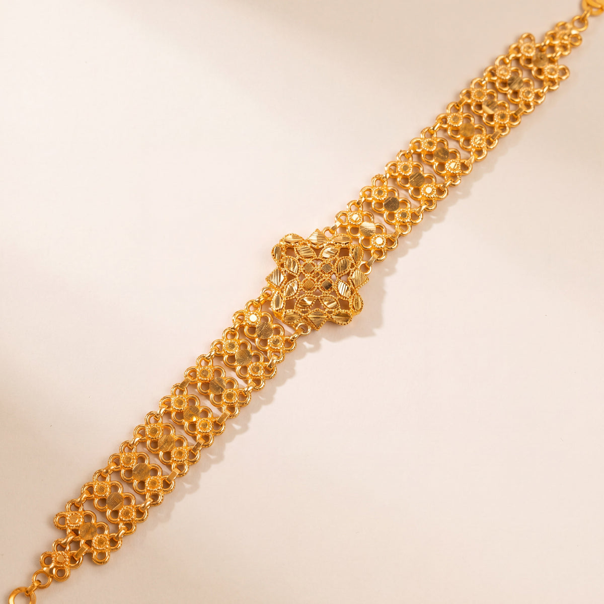 RP & Casting Bracelet (D6), 925 silver 24K gold plated