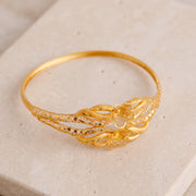RP Cuff Bracelet (D10) on travertine