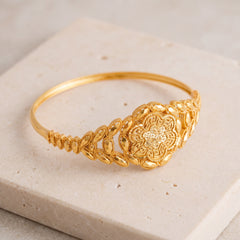 RP Cuff Bracelet (D15) on travertine