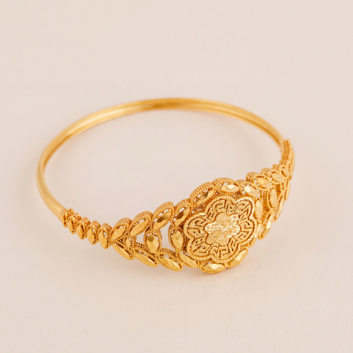 RP Cuff Bracelet (D15), 925 silver 24K gold plated