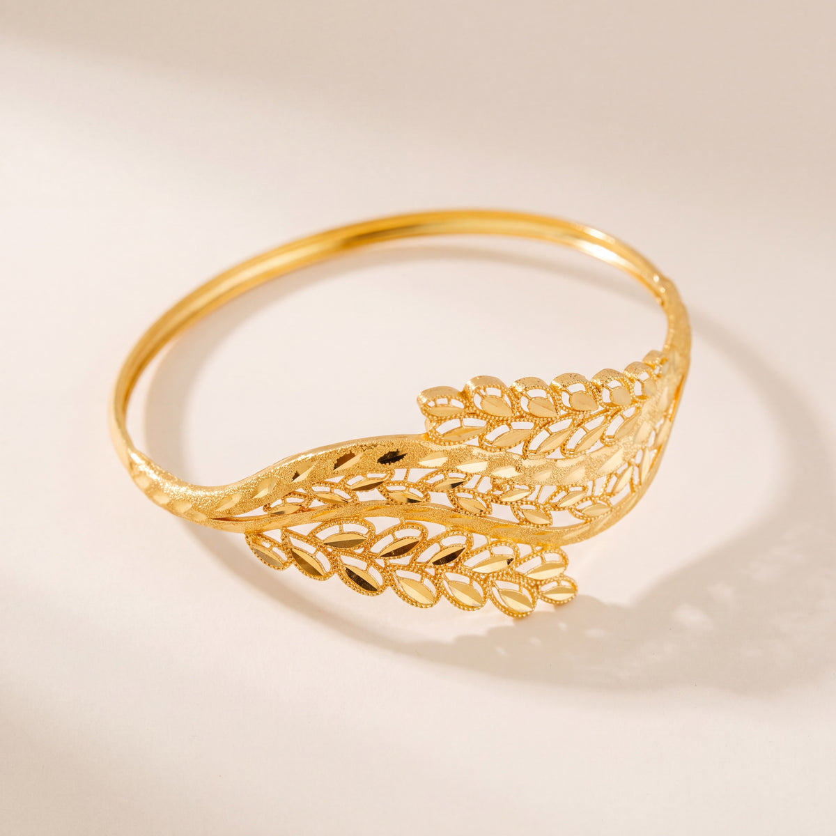 RP Cuff Bracelet (D24), 925 silver 24K gold plated