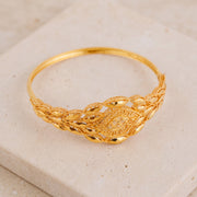 RP Cuff Bracelet (D26) on travertine