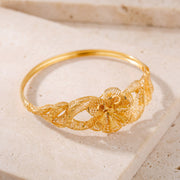 RP Cuff Bracelet (D32) on travertine