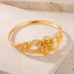 RP Cuff Bracelet (D32) on travertine