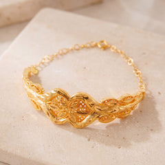 RP Cuff Bracelet (D36) on travertine