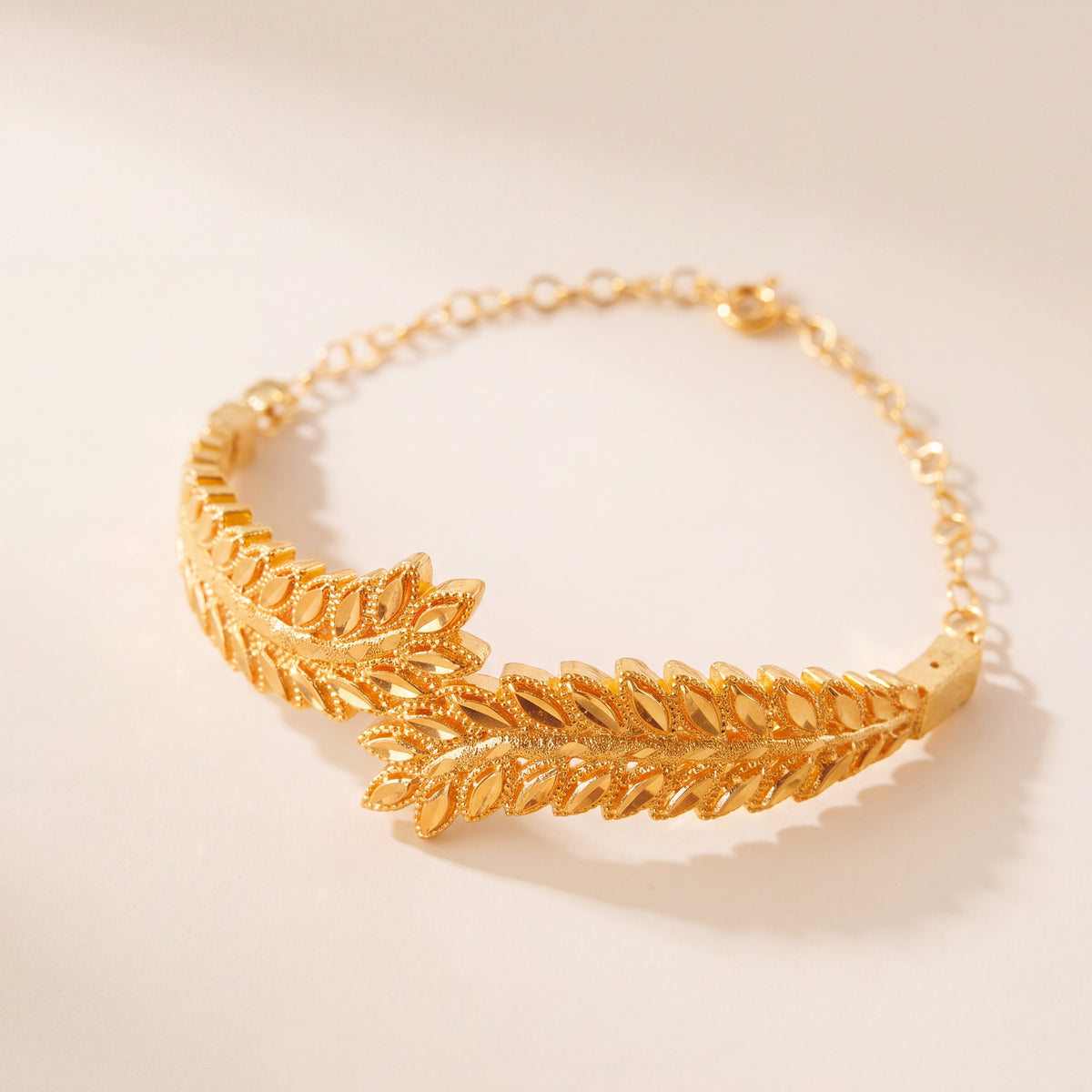 RP Cuff Bracelet (D39), 925 silver 24K gold plated