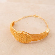 RP Cuff Bracelet (D40) on travertine
