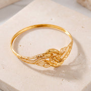 RP Cuff Bracelet (D5) on travertine