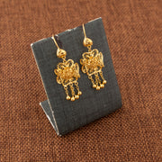RP Earrings (D22) - 925 Silver & 24K Gold Plated - Falaq Jewellery Oman