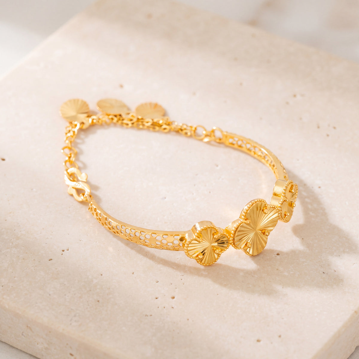 RP Half Bracelet (D12) on travertine