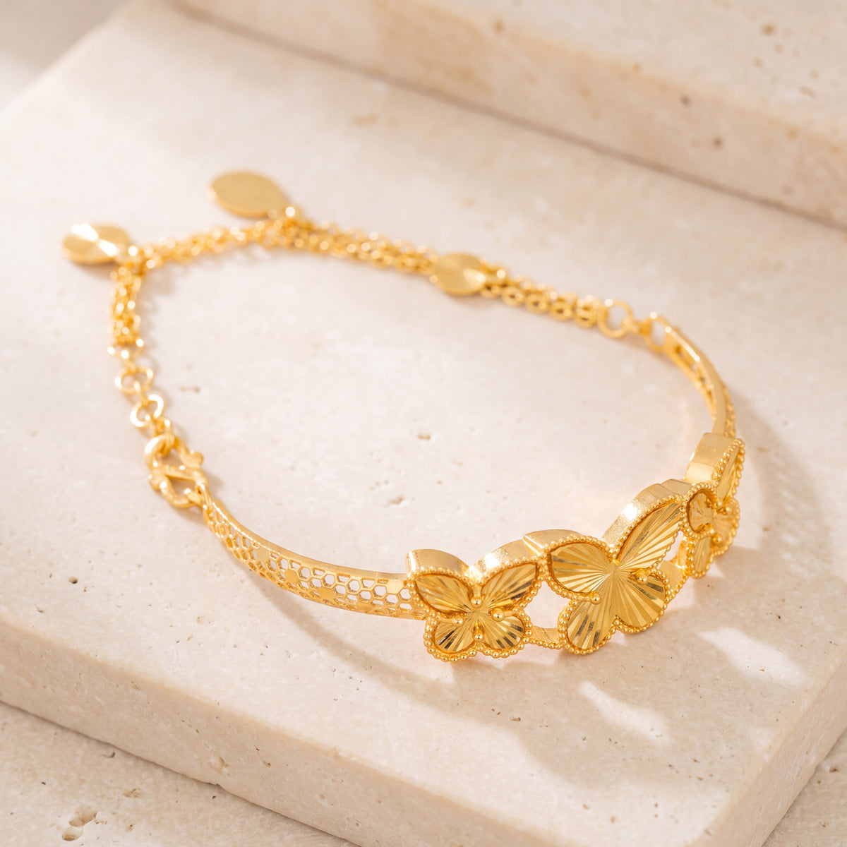 RP Half Bracelet (D14) on travertine