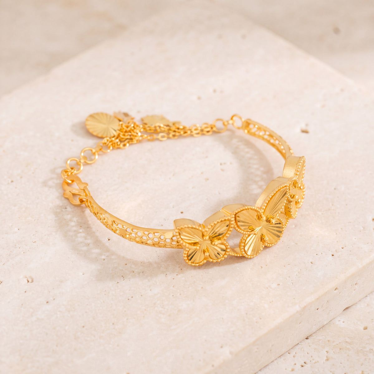 RP Half Bracelet (D15) on travertine