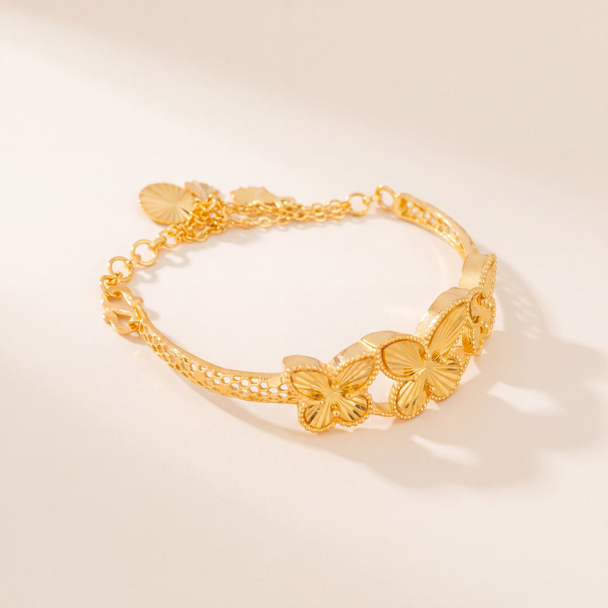 RP Half Bracelet (D15), 925 silver 24K gold plated