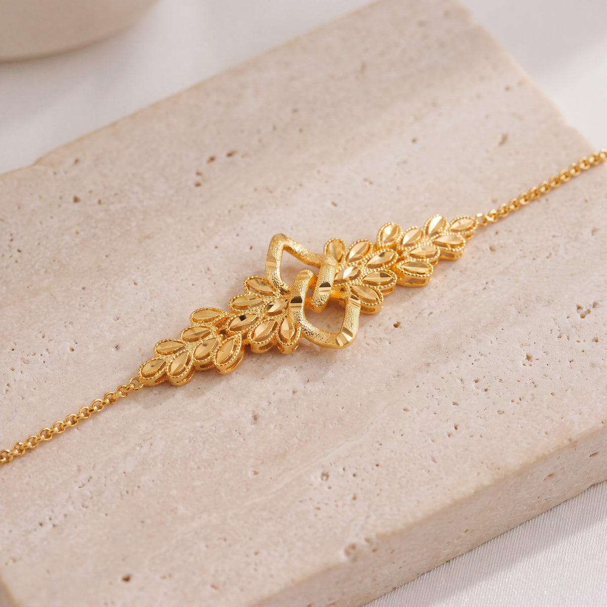 RP Half  Bracelet (D17) on travertine