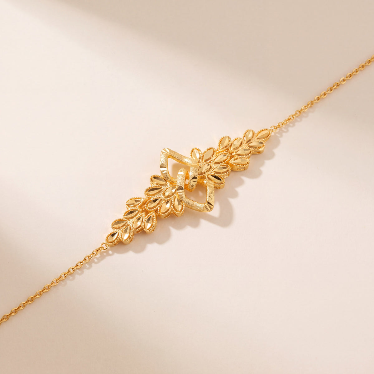 RP Half  Bracelet (D17), 925 silver 24K gold plated
