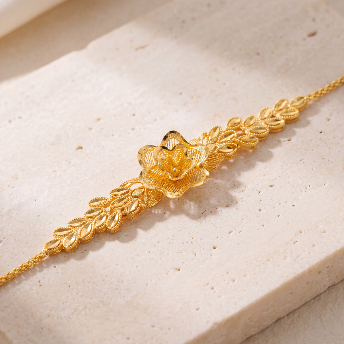 RP Half  Bracelet (D18) on travertine