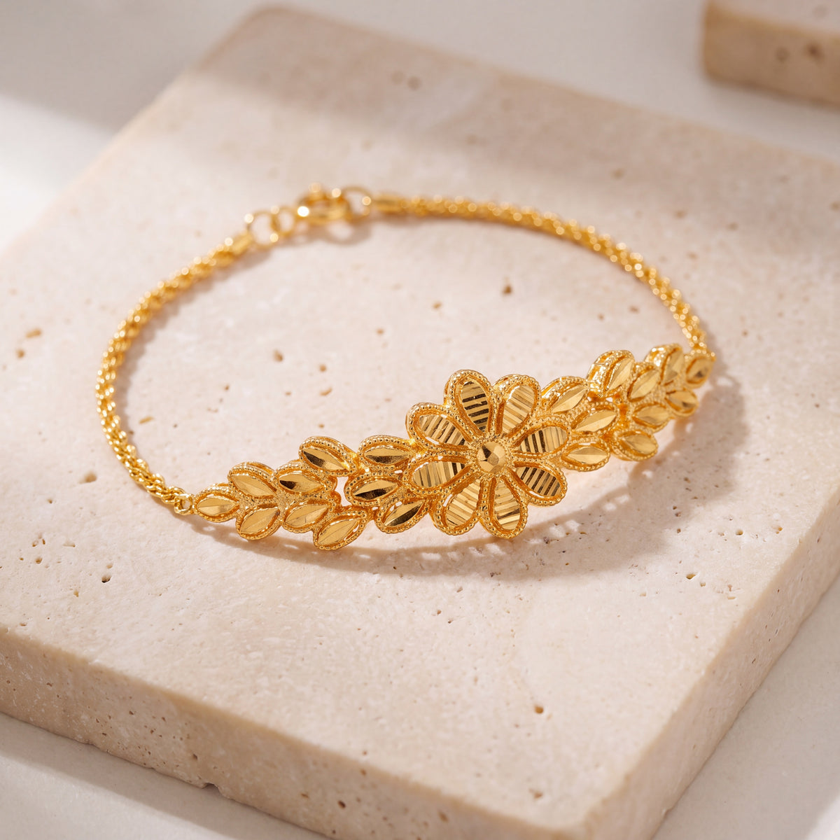 RP Half  Bracelet (D19) on travertine