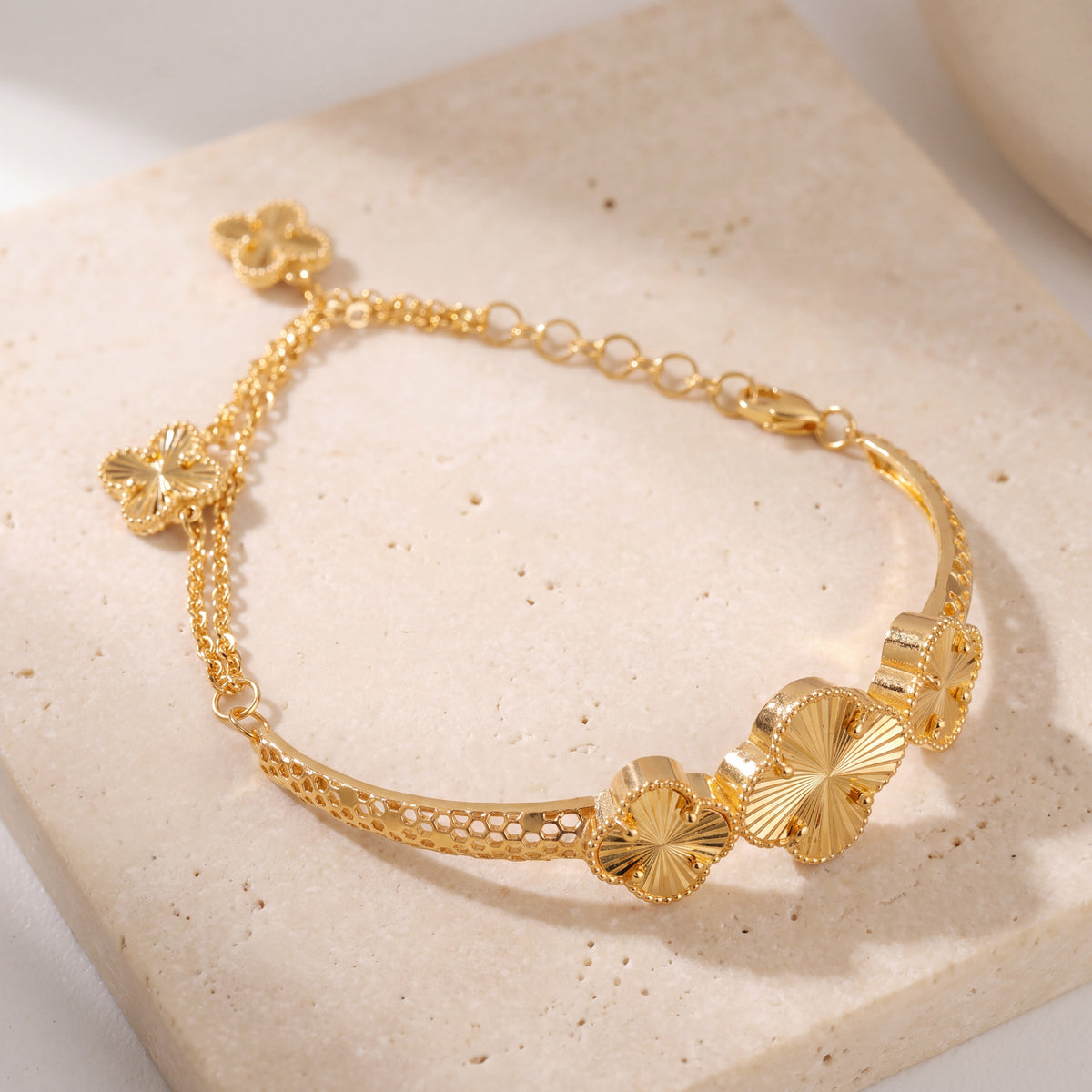 RP Half Bracelet (D2) on travertine