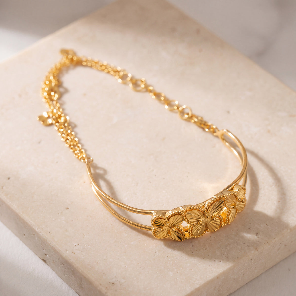 RP Half Bracelet (D6) on travertine
