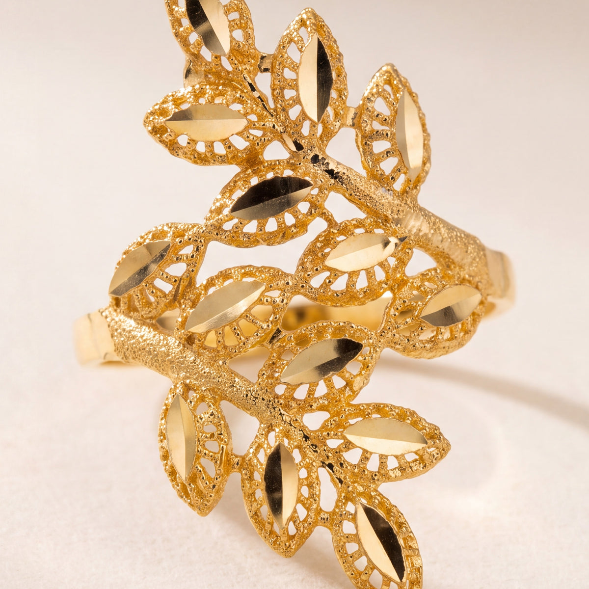 RP Leaf Ring (D1) design detail