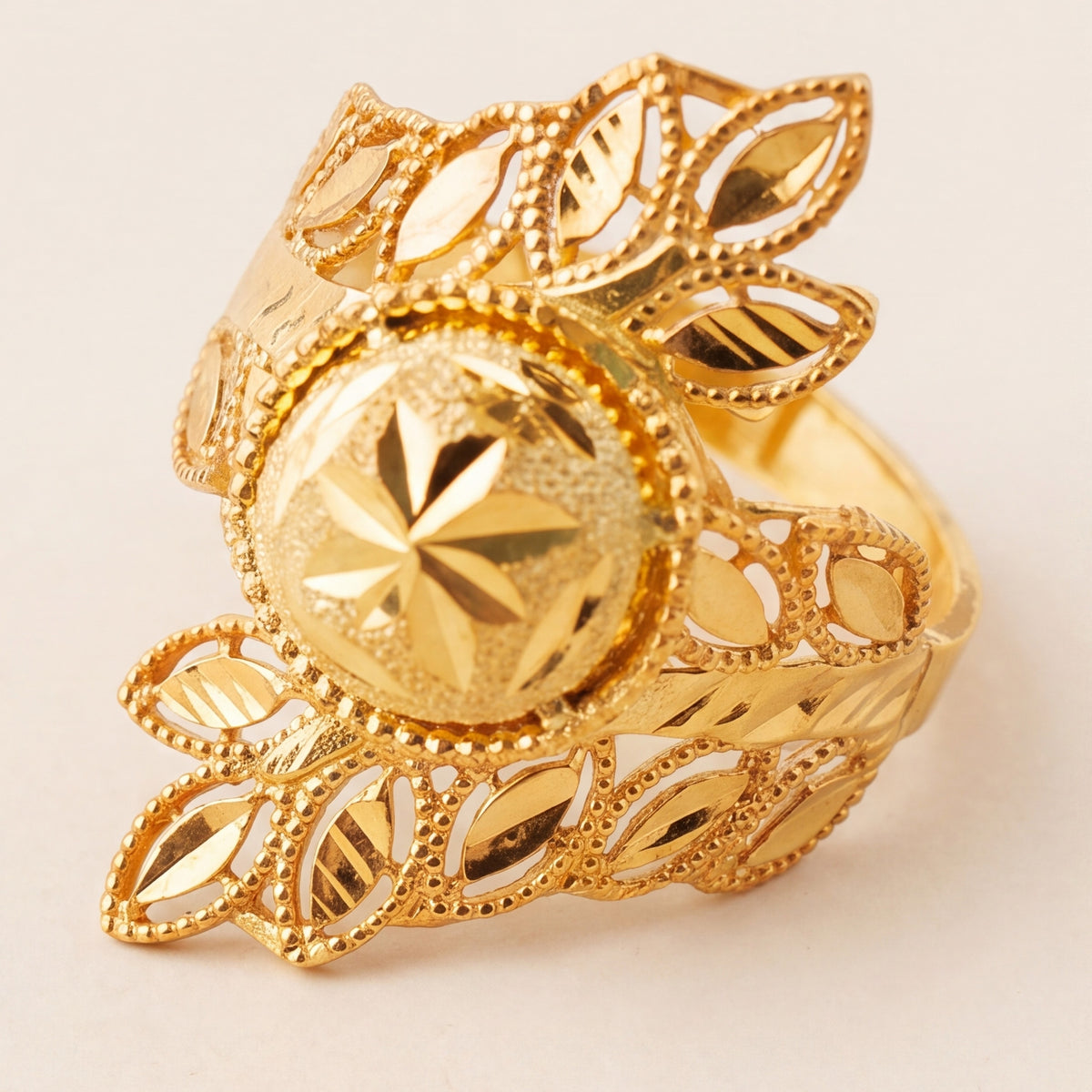 RP Leaf Ring (D9) design detail