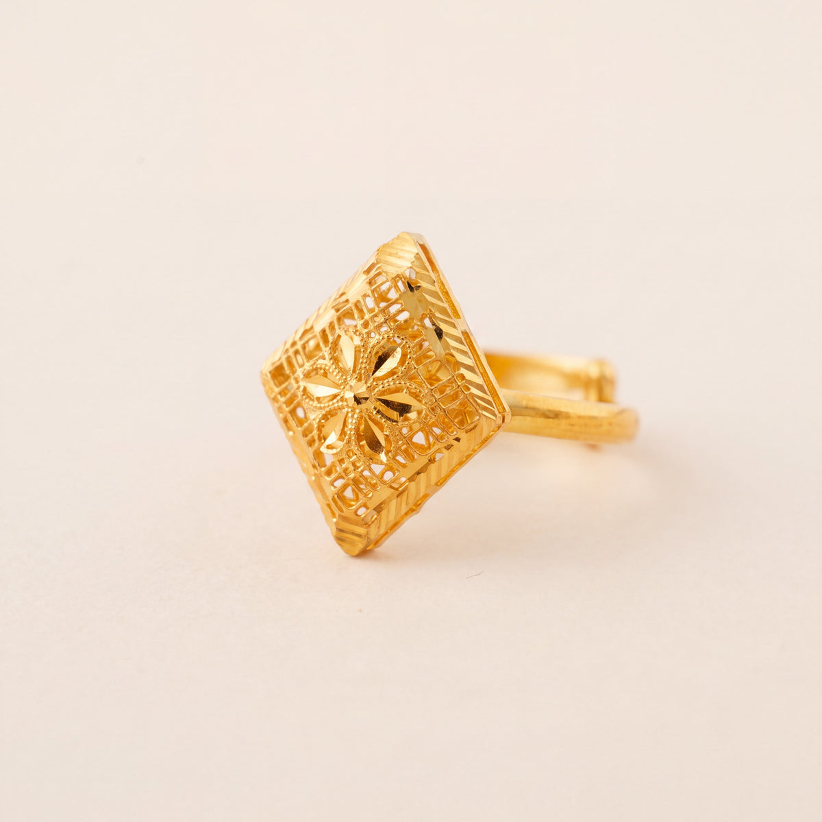 RP Ring (D1), 925 silver 24K gold plated