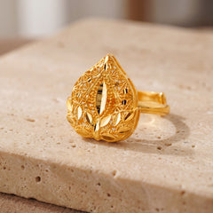 RP Ring (D2) on travertine