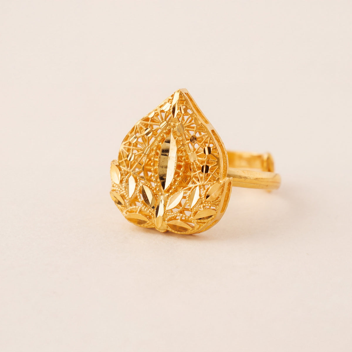 RP Ring (D2), 925 silver 24K gold plated