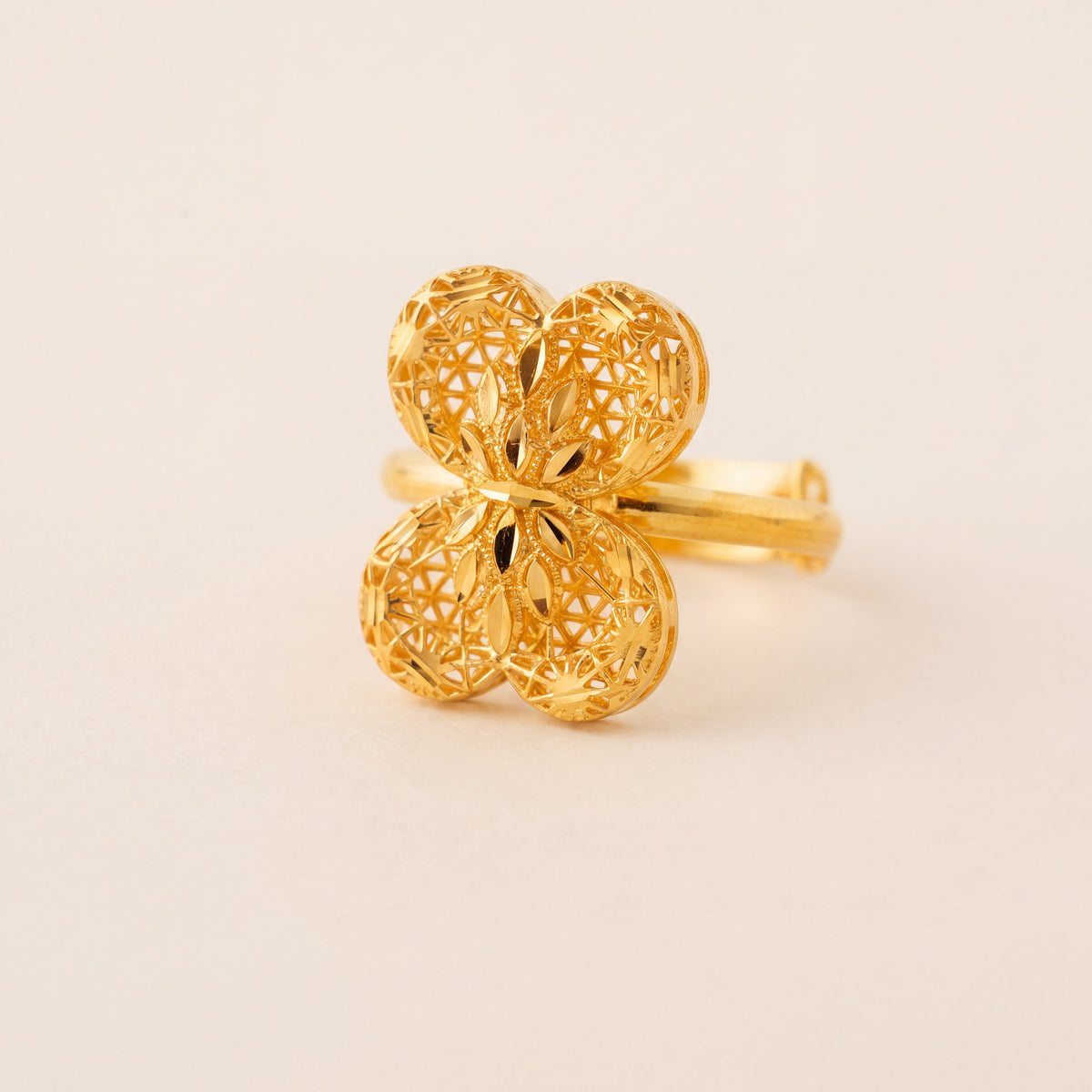RP Ring (D4), 925 silver 24K gold plated