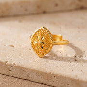 RP Ring (D5) on travertine