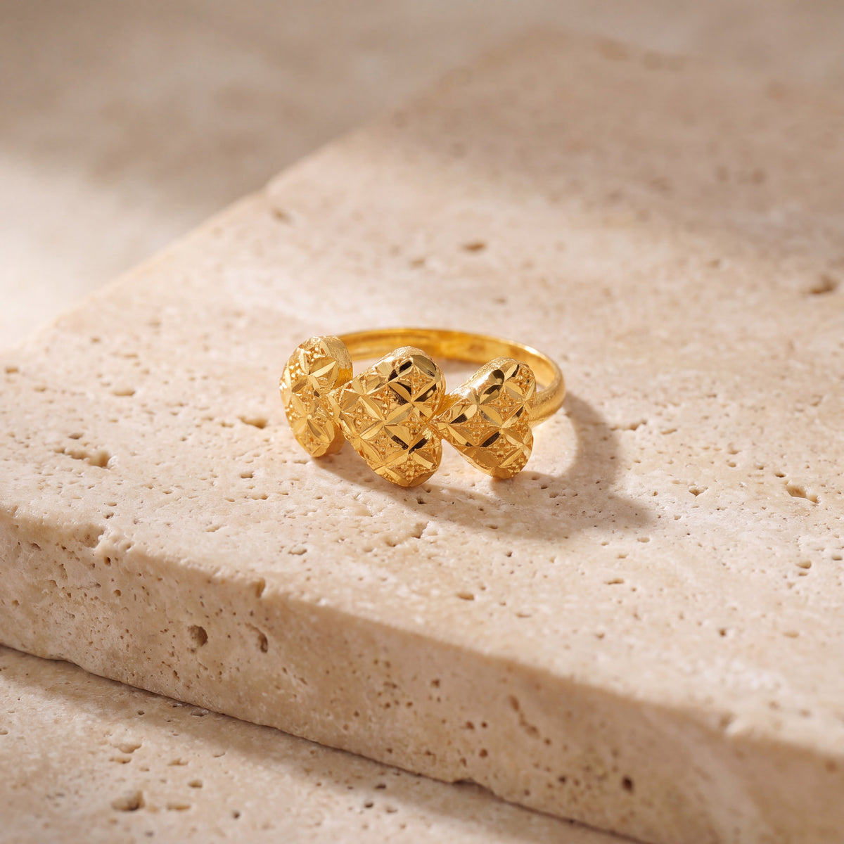RP Rings (D10) on travertine