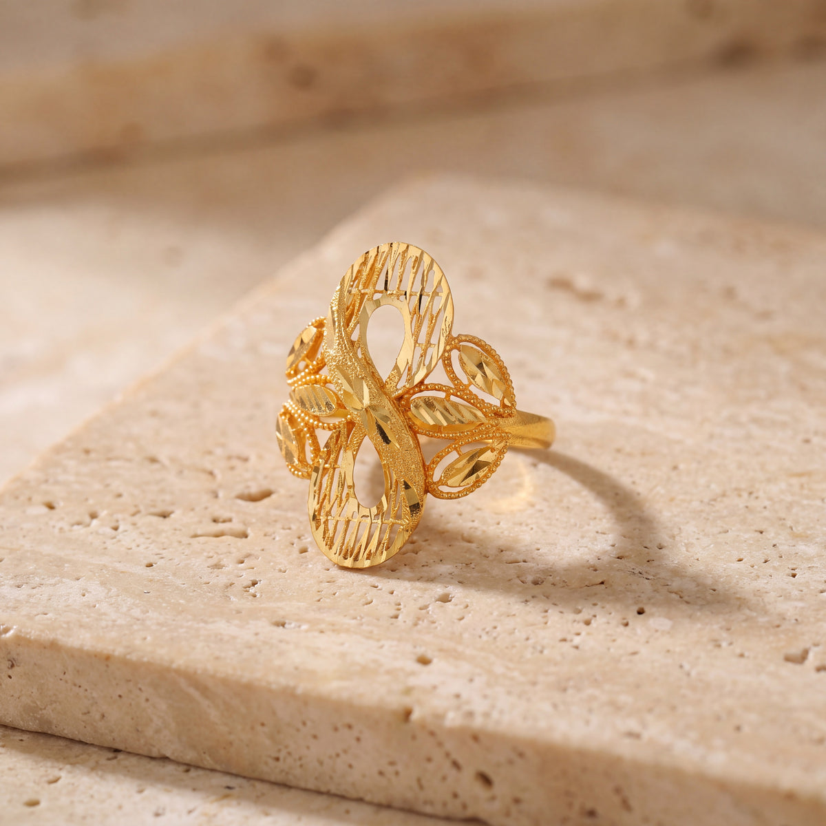 RP Rings (D11) on travertine