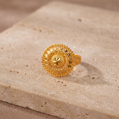 RP Rings (D7) on travertine