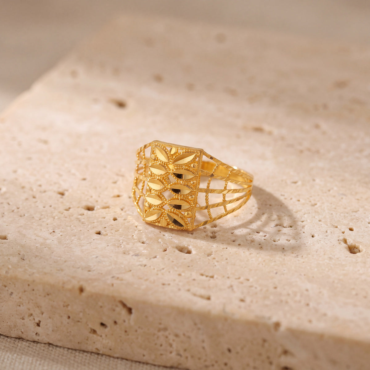 RP Rings (D8) on travertine