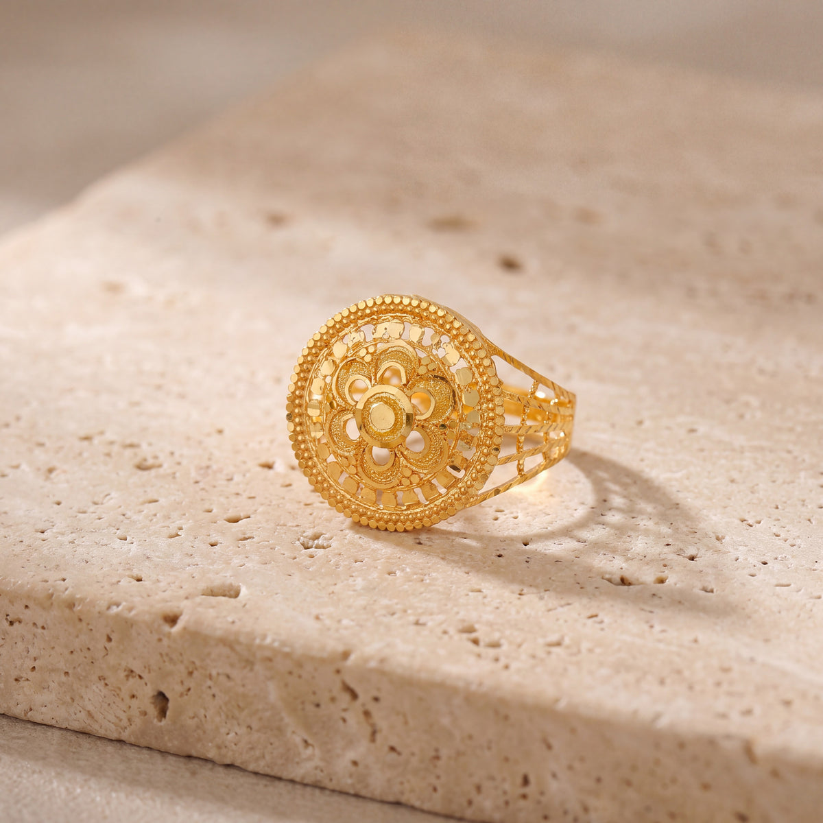 RP Rings (D9) on travertine